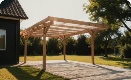 Enkelt carport
