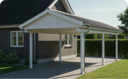 Skræddersyet carport